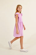 Sleeveless Woven Dress, Lilac